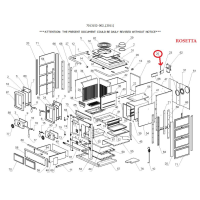 La Nordica - čep přepínací klapky sporáků ROSETTA a další typů