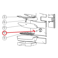 JOTUL - šroub pro zadní díl F 373 advance M6 x 35