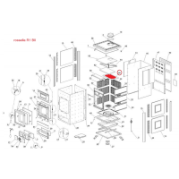 La Nordica - Spodní deflektor vermikulit - Inserto 100, Luna, Rossetta, Fedora, TermoRosa XXL D.S.A.