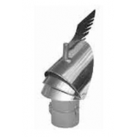 Karl komínová hlavice K 30 výklopná - redukce na nerez rouru, průměr 250mm
