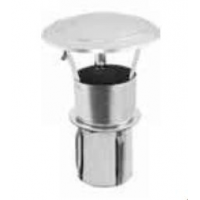 Karl nerezová komínová stříška - redukce do komína, průměr 120mm