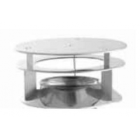 Karl stříška pro komínový ventilátor M500, průměr 150mm - nerez