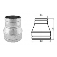 Karl redukce potrubí, průměr 150 / 180mm