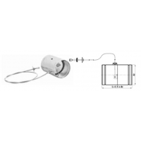 Karl ovládaná klapka se silikonovým těsněním, průměr 100mm