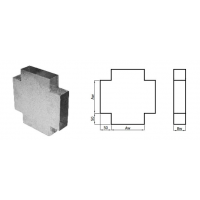 Karl X-kus - kanál, 150 x 50mm