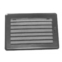 Karl SOLID ventilační mřížka  s uzavíratelnou žaluzií, 335 x 195mm - černá