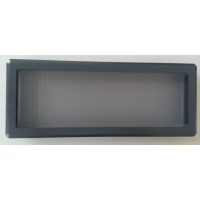 Karl SOLID ventilační mřížka  s uzavíratelnou žaluzií, 195 x 175mm - grafitová