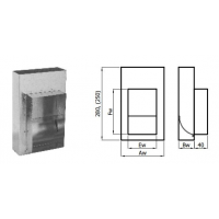 Karl přechodka - kanál 150 x 50mm / mřížka SOLID 135 x 195mm