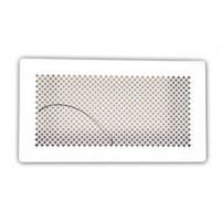 Karl KLASIK ventilační mřížka  bez žaluzie 533 x 186mm - bílá