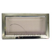 Karl KLASIK ventilační mřížka  s uzavíratelnou žaluzií, 192 x 123mm - chrom-nikl