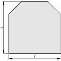 HAAS+SOHN Sklo pod kamna 6mm 1000x1000 6-Eck, forma D