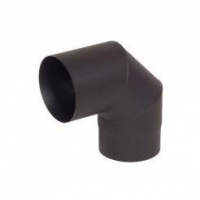 HAAS+SOHN Koleno 90 / 180mm (síla 1,5mm - černá)