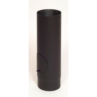 Morafis roura s čistícím otvorem 0,5m / 150mm (síla 1,5mm) - černá