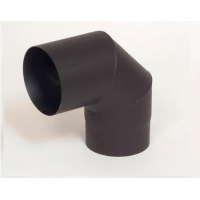 Morafis koleno 90°/ 180mm (síla 1,5mm) - černá