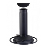 Sada odkouření včetně teploměru a stříšky pro venkovní krb / gril Troll 700