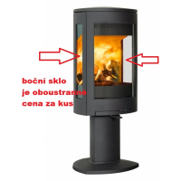 JOTUL - glass F 370 Left or Right - side glass - 365x130x4 mm - inside