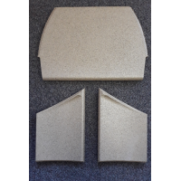 JOTUL - Burn plate set - 1x Left, 1x Right, 1x Baffle - for F 160 - F260