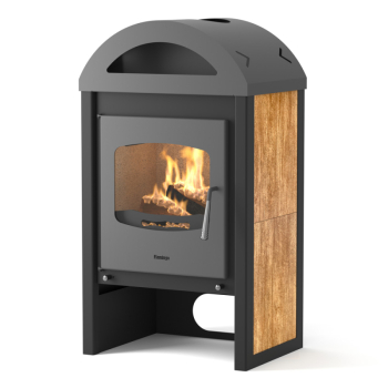 Krbová kamna FLAMINGO ® MELAND dlažba Ořech