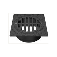 LITINOVÁ DEŠŤOVÁ MŘÍŽ 315/12,5T  DO TELESKOPU ČTVEREC šedá litina