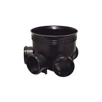 Šachtové dno revizní šachty 400 - DNO,KORUG.ROURA, KG200 SBĚRNÁ T2(vč.těsnění)