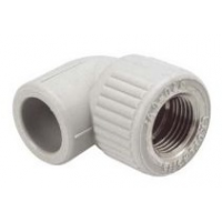 PPR - KOLENO 90° S KOVOVÝM ZÁVITEM VNITŘNÍM D 16x1/2 - Ekoplastik