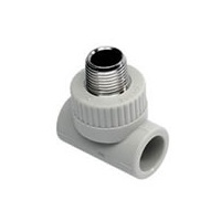 PPR - T - KUS S KOVOVÝM ZÁVITEM VNĚJŠÍM D 25x3/4 - Ekoplastik