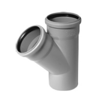 HTEA odbočka DN 75/50/45°