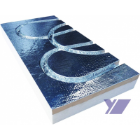 Systémová izolační koncová deska S-FORM K - 30 x 240 x 480mm, suchý systém podlahového topení s hliníkovou folií