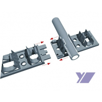 Montážní lišta skládací 40x200mm - 5ks