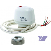 Elektrická hlavice ICMA NC - bez proudu zavřeno s mikročipem 220V, rozměr 982/220V M28x1,5