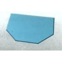 LB SKLO PŘED KAMNA 6mm - 100x55cm - zkosené rohy