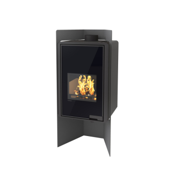 Krbová kamna FLAMINGO DELUXE ® PULAU, černá