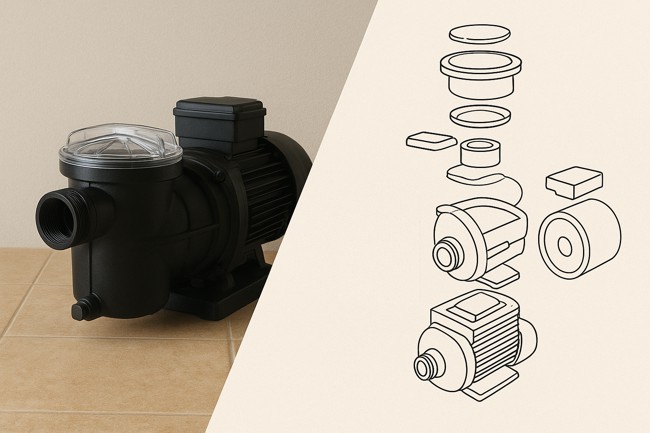 Spare parts Pumps, swimming pools